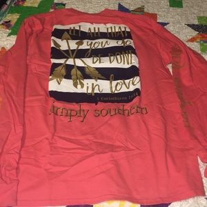 Simply Southern Bible verse tee